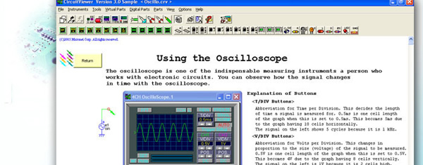 using the oscilloscope